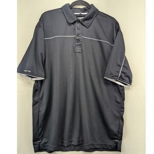HOLLAS‎ XFC Mens XL Black Golf Polo Shirt Athletic Performance Casual Top